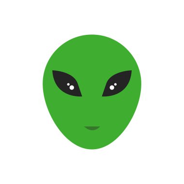 uzaylı vektör simgesi