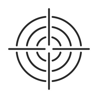 Amaç vektör simgesi