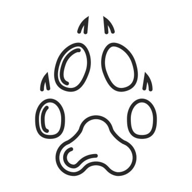 ayak izi vektör simgesi