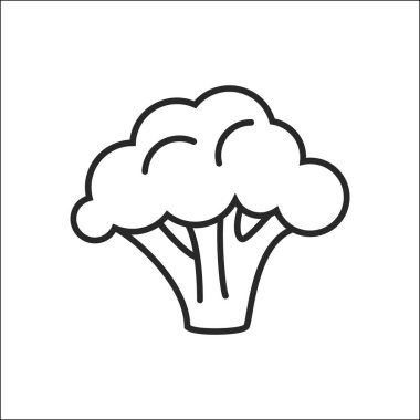 Brokoli vektör simgesi