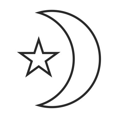 Müslümanlar simge vektör simgesi