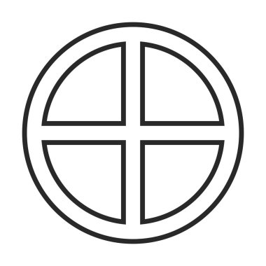 Pagan izm simge vektör simgesi