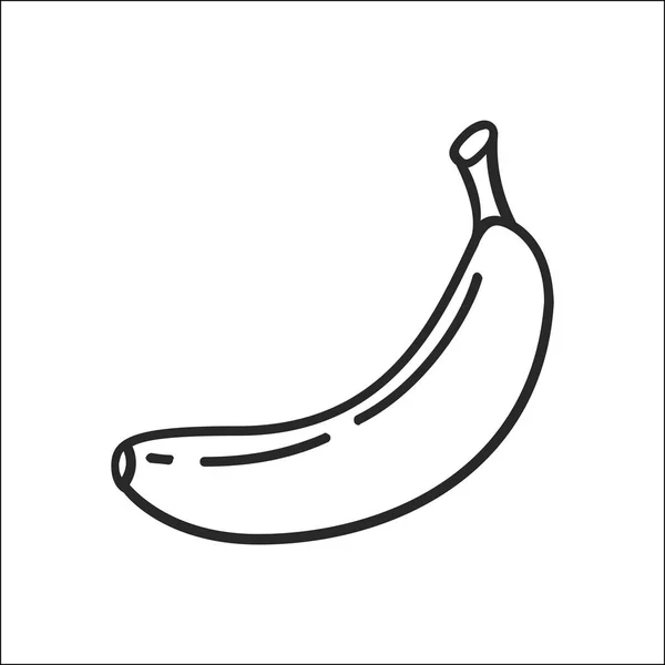 Icono vector de plátano — Vector de stock