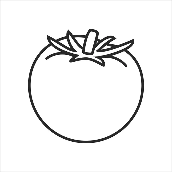 Icono de vector de tomate — Vector de stock