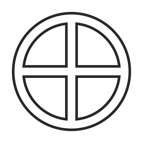 Symbolvektorsymbol des Heidentums — Stockvektor