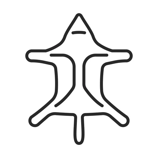 Haut-Vektor-Symbol — Stockvektor