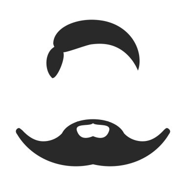 Sakal vektör simgesi