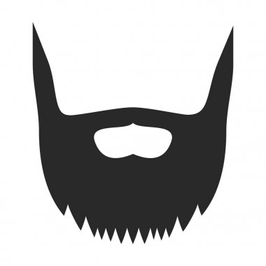 Sakal vektör simgesi