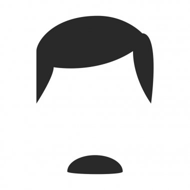 Bıyık vektör simgesi