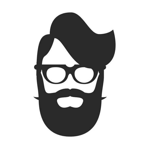 Hipster-Vektorsymbol — Stockvektor