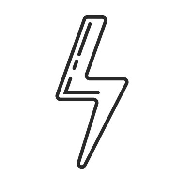 Şimşek Vektörü Simgesi