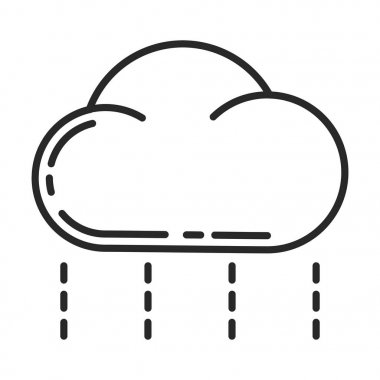 yağmur vektör simgesi