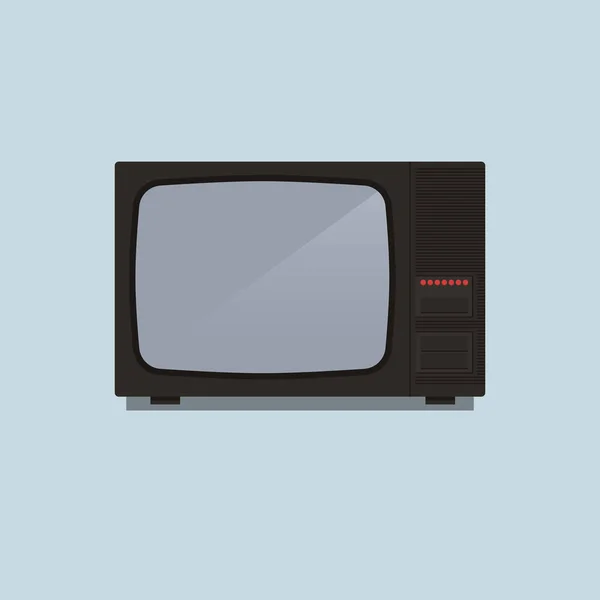 Retro TV 80s vector illustration — Stock Vector