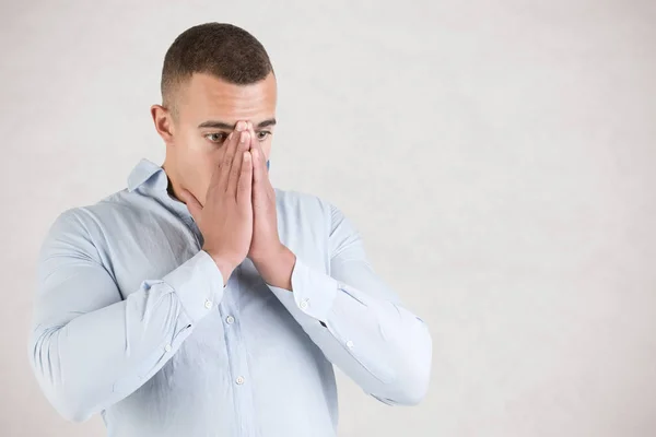 Man in stress — Stockfoto