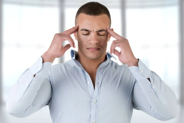 Man With An Headache — Stock Photo, Image