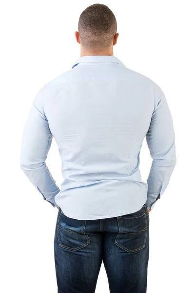 Fit Man From the Back — Stock Photo, Image