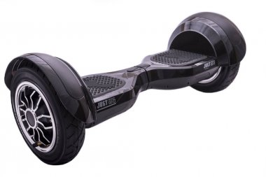 Giroscooter: beyaz zemin üzerine siyah giroscooter