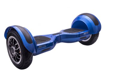 Beyaz arka plan üzerinde izole mavi kendi kendine karşı iki tekerlekli tahta veya hoverboard scooter. Segway: beyaz zemin üzerine mavi segway. 
