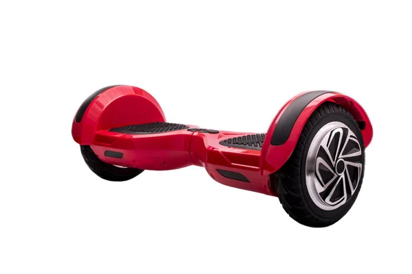 Självbalanserande Tvåhjulig Bräda Eller Svävare Scooter Isolerad Vit Bakgrund Gyroboard — Stockfoto