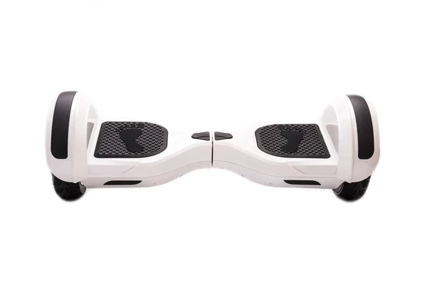 Auto Bilanciamento Due Ruote Hoverboard Scooter Isolato Sfondo Bianco Giroboard — Foto Stock