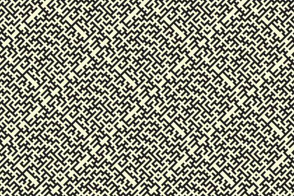 Quadratisch nahtloses Muster aus farbigem Labyrinth, flach — Stockvektor