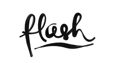 El yazı, modern Metin stili, cursive logosu, 3d render