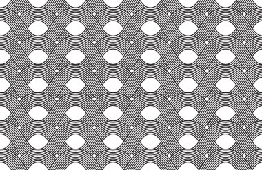 Vektör seamless modeli. Modern şık doku. Geometrik şerit