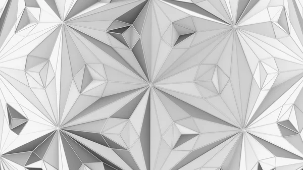 Sfondo colorato di triangolazione, superficie deformata, 3D Renderin — Foto Stock