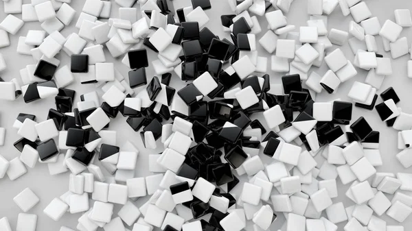 3D kare kiremit katta 3d işleme arka plan dağınık