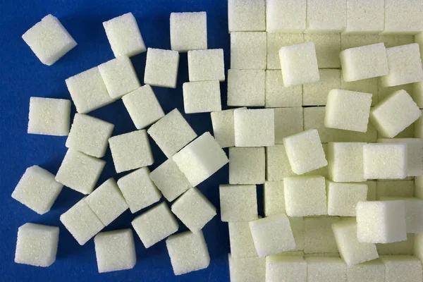 Fondo de los cubos de azúcar —  Fotos de Stock