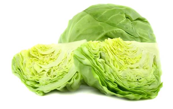 lahana beyaz arka plan üzerinde kesme