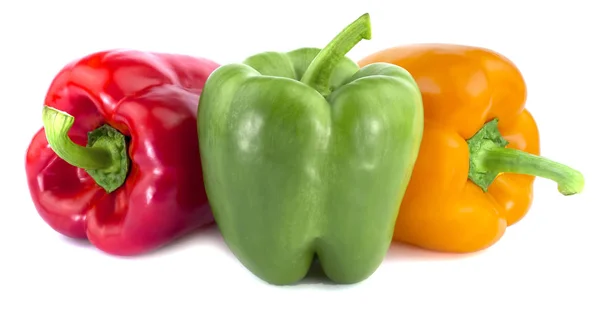 Bulgarian pepper isolated on white background — Stock Photo, Image
