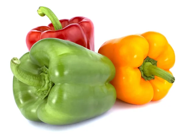 Bulgarian pepper isolated on white background Stock Image