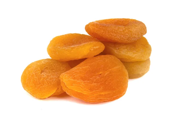 Sušené meruňky, samostatný — Stock fotografie