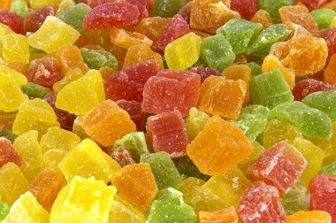 sfondo del modello candita frutta secca, rosa