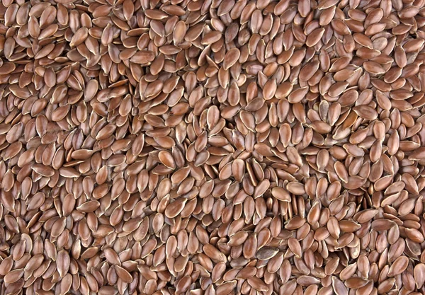 Flax seeds as natural background. Also known as Linseed, Flaxsee