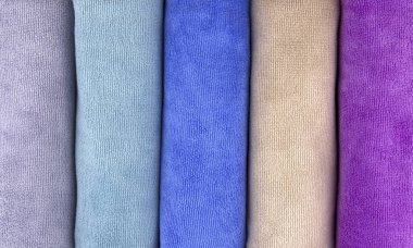 Soft clean of bath towel. texture, background.