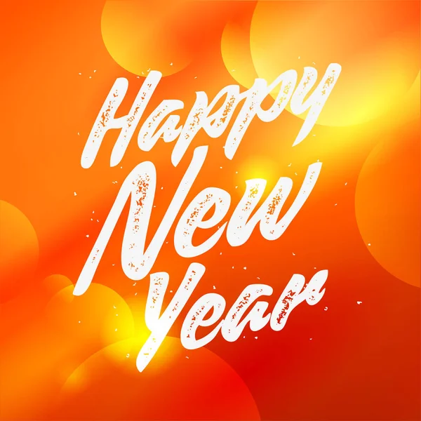 Orange happy new year Vector Images | Depositphotos