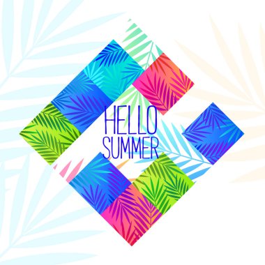 Yaz tatili poster Merhaba.