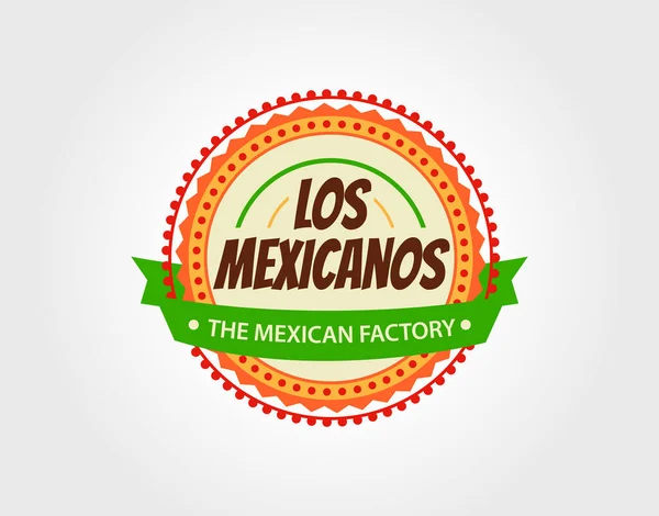 Vektorová Ilustrace Day Dead Nebo Sugar Skulls Mexické Lebky Logo — Stockový vektor