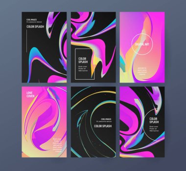 Renkli vektör geçmişleri. Soyut vektör çizimi. Tasarım elemanları. Tasarımınız için arkaplan tasarımı