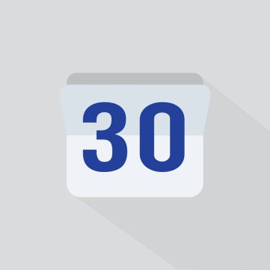 Takvim renk simgesini tarzında bir düz bir gölge ile