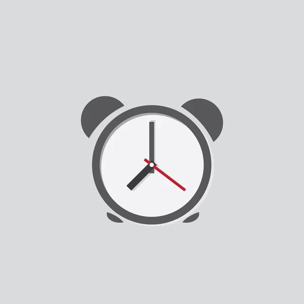 Reloj despertador icono vector — Vector de stock