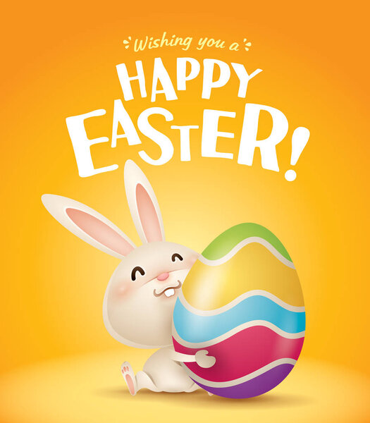 Пасхальный кролик и пасхальное яйцо
 