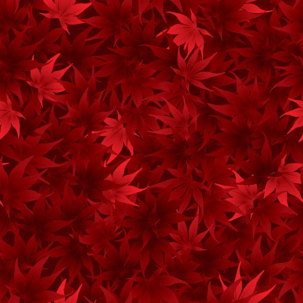 中式风格秋天的落叶 — 图库矢量图片