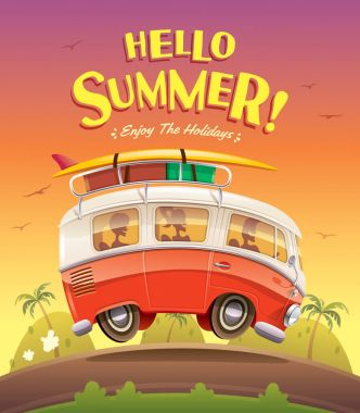 yolda turist otobüs