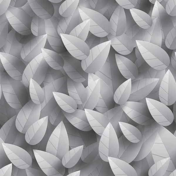 Motif sans couture des feuilles — Image vectorielle