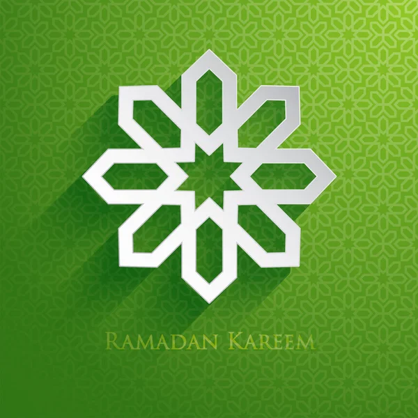 Carte de voeux Ramadan — Image vectorielle