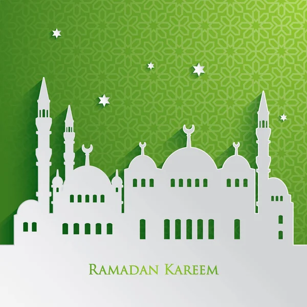 Ramadan wenskaart — Stockvector