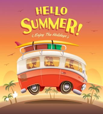 yolda turist otobüs